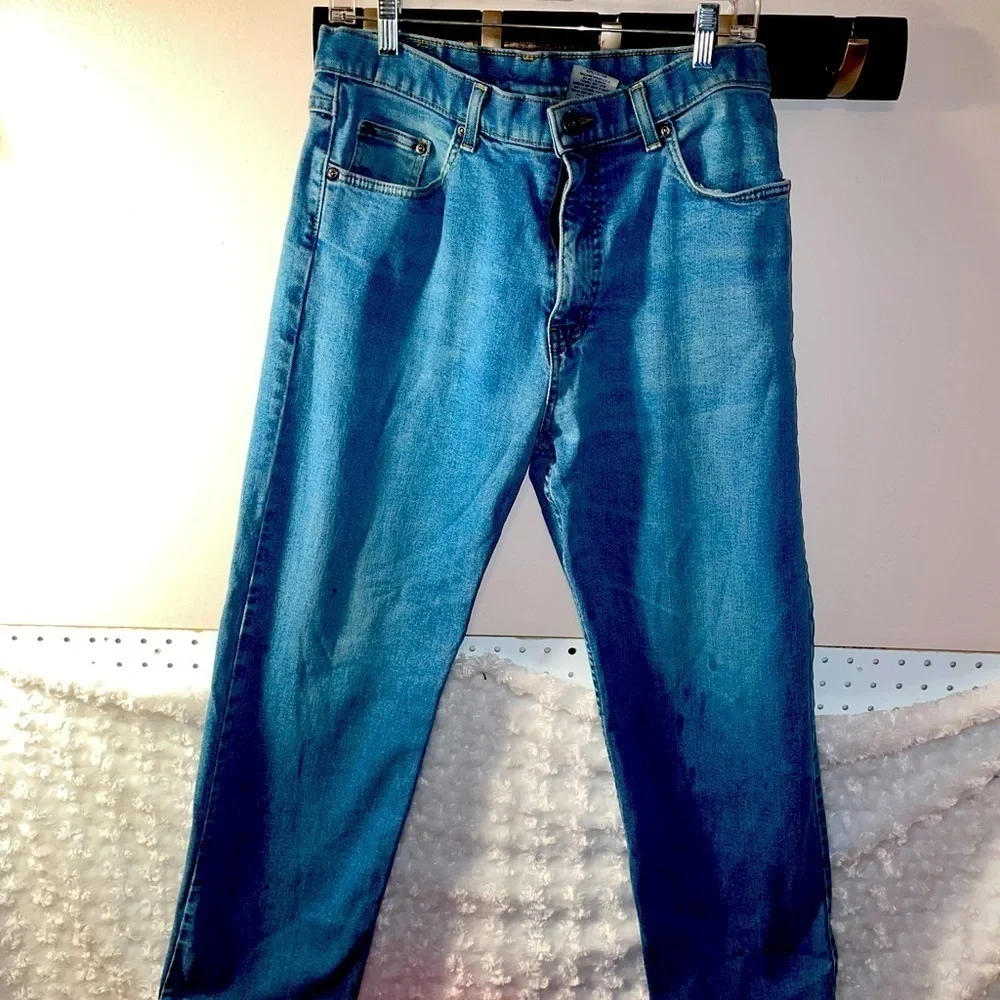 PREVIOUSLY WELL WORN ALMOST NEW CONDITION BIG ROCK CANYON 34 x 27.5” MENS JEANS